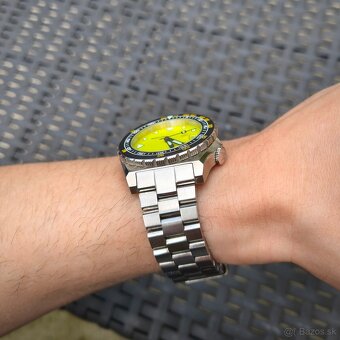 Luxusné pánske diver hodinky - SEESTERN 600T Yellow, Komplet - 15