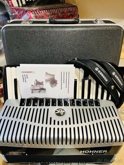 Predám akordeón HOHNER VENTURA IV 96 BAS- špičkový akordeón - 15