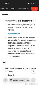 APEX EC7, BMW 5x120, 19” Black - 15