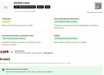 REZERVOVANÉ Škoda Fabia Combi 2019 Nebúrané - 15