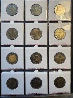 Zbierka 200 ks pamatných 2EUR mincí 2004-2015 komplet. - 15