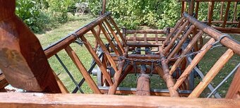 Starý drevený konský voz - rebriňak IV - 15