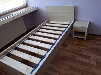 Predám kvalitné pevné jednolôžkové postele- NOVE - 15