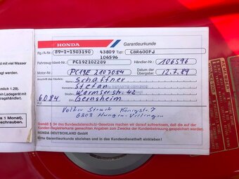 Honda CBR 600F, PC19, Hurican, 25kw v TP - 15