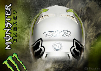 Fox V3 Ricky Carmichael Monster Pro Matte 12 Helmet (vel. L) - 15