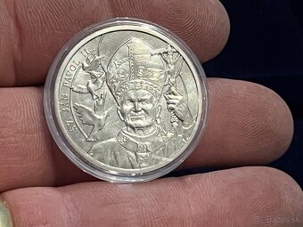 Predám 5x pozlátené a postriebrené mince na foto. - 15