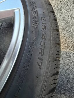 Zimné kolesa Audi A1 5x100 r17 215/45 r17 Skoda Fabia - 15