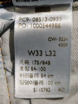 Pánské džíny Levi's 513 Slim W33/L32=43/107cm p168 - 15
