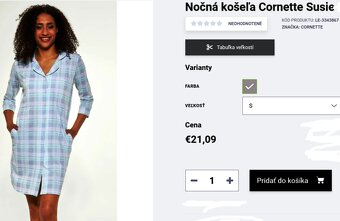 Nočná košeľa Cornette - 15