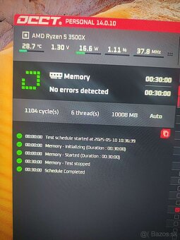 Herný a pracovný PC - Ryzen 5 3500x, RX 6600, 16GB 3200MHz - 15