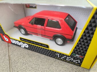 KOVOVÝ MODEL 1:24 ( OTVÁRATEĽNÉ DVERE ) - VW GOLF MK1 GTI - 15