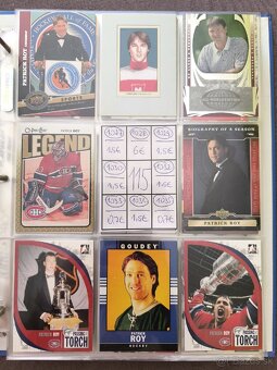 Hokejové kartičky - Patrick Roy 6 - 15