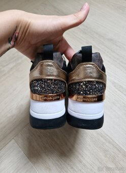 NOVE Michael Kors cierne,hnede,kremove,zlate tenisky 36-39 - 15