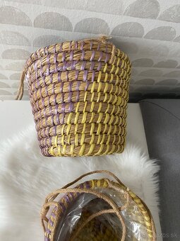 Závesné natural boho kvetináče - 15