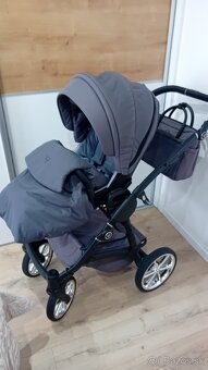 Kočík Junama 3v1 Termo Line MIX 01 Fossil Grey + zakladna - 15