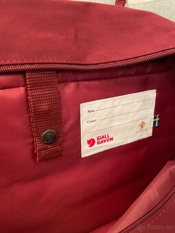 Predám batoh značky Fjällräven Kanken Weekender Ox Red - 15