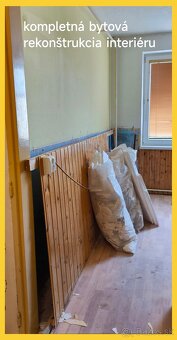 Rekonštrukcie interiéru - maľovanie, omietky, dlažby a iné - 15