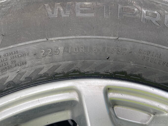 PREDÁM sadu 16" ALU disky Ford + letné pneumatiky NOKIAN - 15