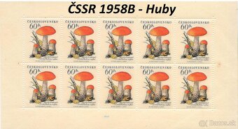 Poštové známky, filatelia: ČSSR, desaťbloky PRO - 15
