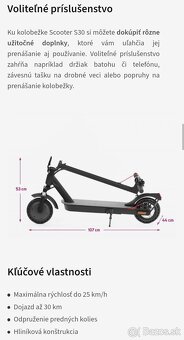 Sencor scooter kolobezka S30 s taskou - 15