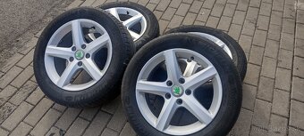 Orig. Alu Disky VW 6,5Jx16H2 5x112 ET33 + Pneu - 15