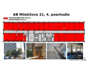 Kancelárske priestory, viac možností, väčšia rozloha, Mileti - 15