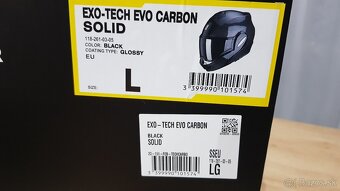 Predám prilbu Scorpion EXO TECH EVO CARBON veľ. L - 15