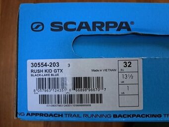 SCARPA nosené turistické goratexové topánky, 32 - 15