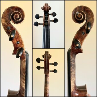 husle 4/4 model Stradivari ( očkový javor) - 15