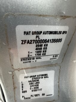 Fiat Scudo Maxi 2.0 Multijet 100kw 5miest,Ťažné,Klíma,koža - 15