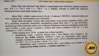 Záhradka 1.100 m2 Letecká Sliač Zvolen - ZNÍŽENÁ CENA - 15