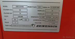 plynový generátor ZENESSIS na zemný plyn/prop.bután - 15