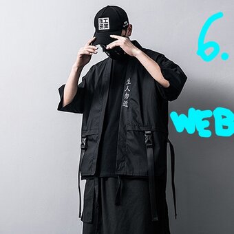 UPDATE:Techwear / cyberpunk mikiny, tričko, vršky, nohavice - 15