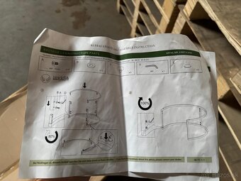 POZOR Konferenčný stolík 2ks - 60 a 80cm mramorový vzhľadľad - 15