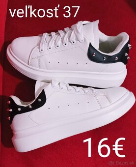 Dámska obuv veľkosť 37/38 rôzne - 15