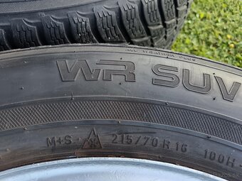 Plechové disky s pneumatikami 6.5x16 5x114.3 ET31.5 - 15