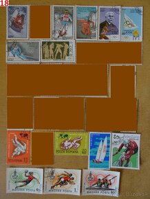 Nádherné poštové známky ŠPORT 1 - 15