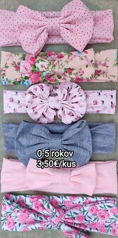 Pružná detská čelenka - 15