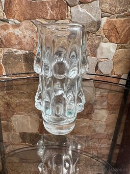Karafi, sklenky, irisovane vázy - 15