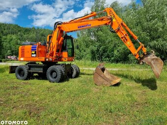 Kolesové rýpadlo Komatsu PW148-8 15 ton - Nízky počet najazd - 15