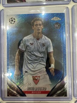TOPPS CHROME FUTBALOVÉ KARTY LIMITOVANÉ KARTIČKY - 15