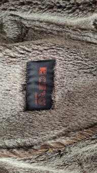 Pánsky kožuch zateplený kabát, veľ.L - 15