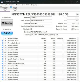 Lenovo V130-15IKB /Core i5-7200U/8GB RAM/FHD/SSD+HDD/Bat ok - 15
