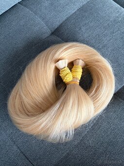 Ruské vlasy surove copy/keratin - 15