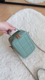 Crossbody kabelka mentolová - 15