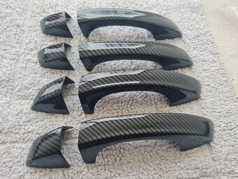 KARBONOVÉ klučky krytky klučiek pre ŠKODA VOLKSWAGEN - 15