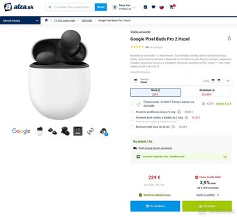 Google Pixel Buds Pro 2 Hazel - NOVÉ nerozbalené - 15