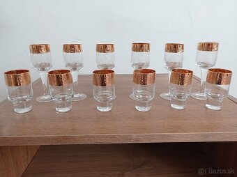Rôzne retro sada sklenených pohárov - 15