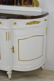 Zámecký jídelní set - 11 částí - zdobený bronzem - 15