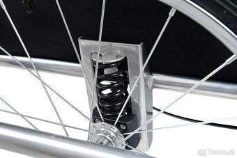 Nový cyklovozík 2v1,príves za bicykel, trojkolka - 15